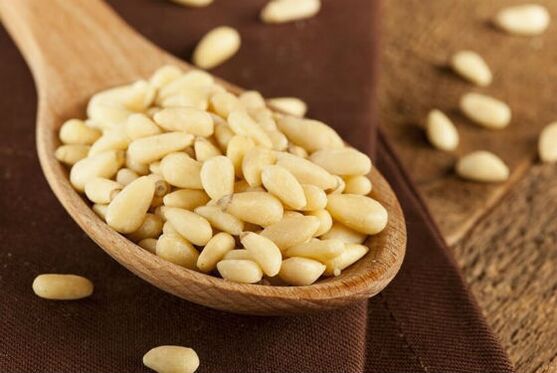 Cedar nuts from parasites