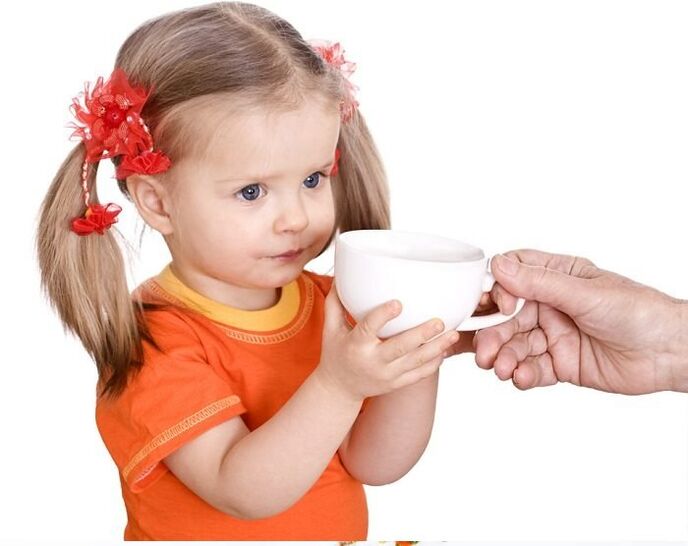 Treatment of children of parasites