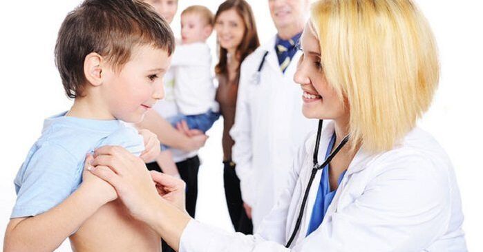 worm treatment at a doctor
